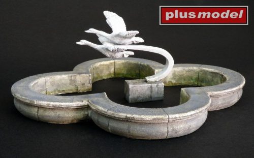 Plus Model Park fountain with swans 1:35 (490)