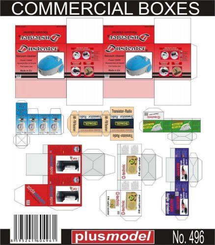 Plus Model Commercial boxes 1:35 (496)