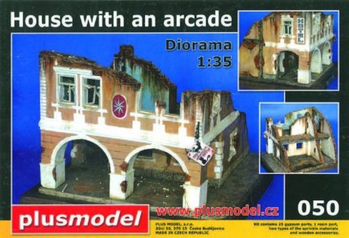 Plus Model Haus mit Passage WW II 1:35 (50)