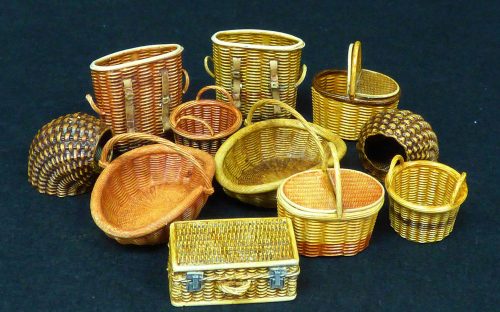 Plus Model Wicker baskets-small 1:35 (507)