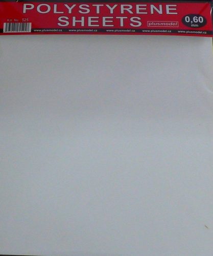 Plus Model Polystyrene sheets 0,60mm (525)