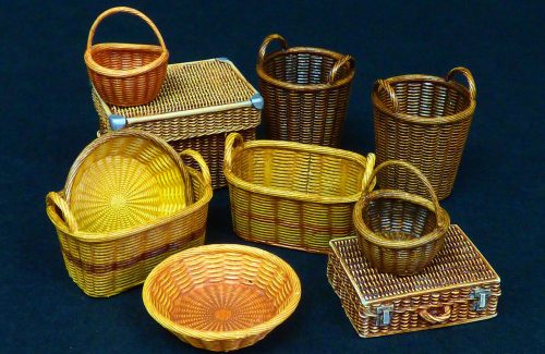 Plus Model Wicker baskets big 1:35 (537)