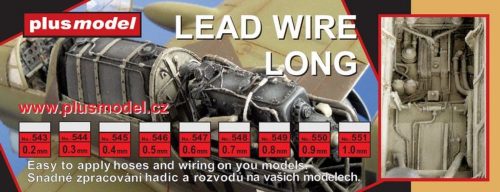 Plus Model Lead wire 1,0 mm, long 240 mm (551)