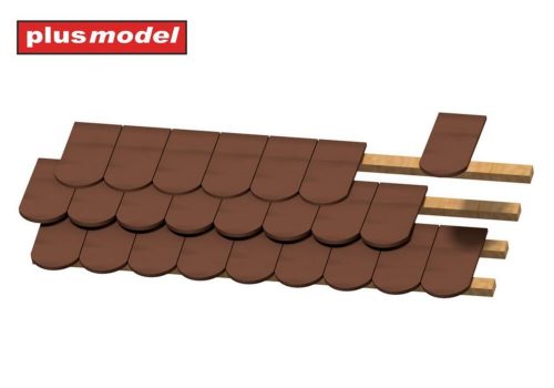 Plus Model Roof tiles smooth 140pcs 1:35 (554)