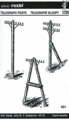 Plus Model Telegrafenmasten 1:35 (83)