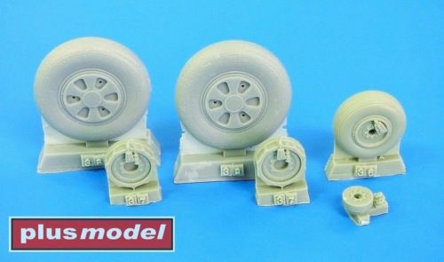 Plus Model Mig-21 wheels early 1:32 (AL3010)