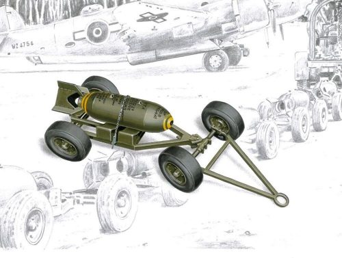 Plus Model Bomb trailer Mk 2 1:48 (AL4055)