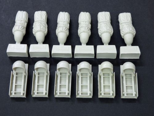 Plus Model C-47 Skytrain racks for supply containers 1:48 (AL4069)