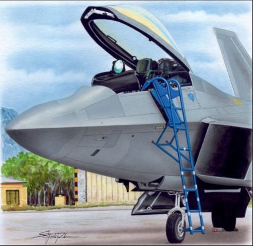 Plus Model Ladder for F-22 1:48 (AL4085)