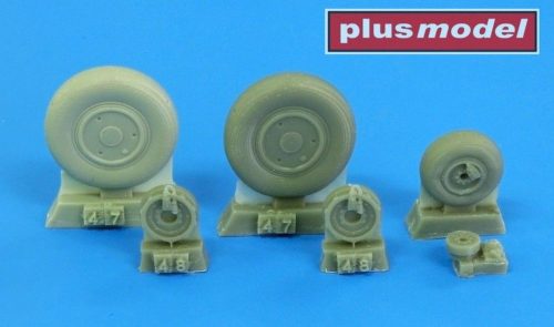 Plus Model Mig-21 wheels late 1:48 (AL4099)