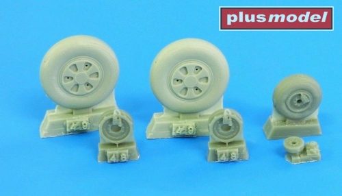 Plus Model Mig-21 wheels early 1:48 (AL4100)