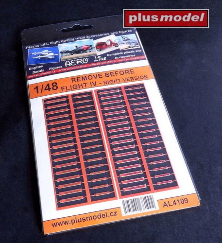 Plus Model Remove Before flight night version 1:48 (AL4109)