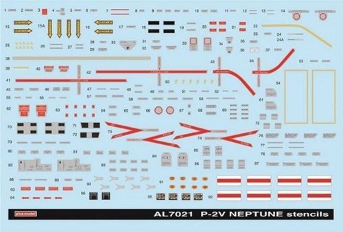 Plus Model Stencils for P2V Neptune 1:72 (AL7021)