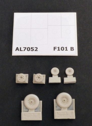 Plus Model F-101B Woodoo wheels 1:72 (AL7052)