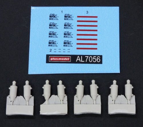 Plus Model US rocket engines 1:72 (AL7056)