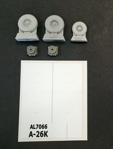 Plus Model A-26K Invader wheels 1:72 (AL7066)