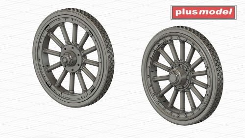 Plus Model Canadian MG carrier wheels pattern A 1:35 (DP3030)