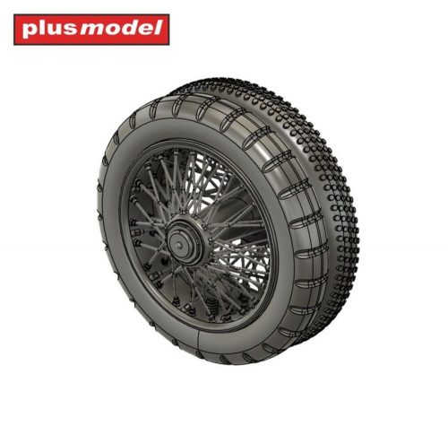 Plus Model Wheels for british armored car RR 1:35 (DP3054)