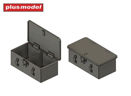 Plus Model Magazines and ammunition boxes for the Lewis machine gun 1:35 (DP3057)