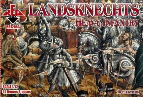 Red Box Landsknechts (Heavy infantry) 16th centu 1:72 (RB72063)