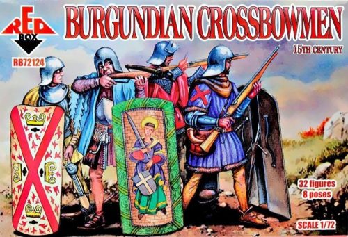 Red Box Burgundian crossbowmen, 15th century 1:72 (RB72124)