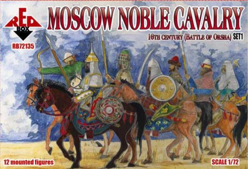 Red Box Moscow Noble cavalry, 16th century. (Battle of Orsha). Set 1 1:72 (RB72135)