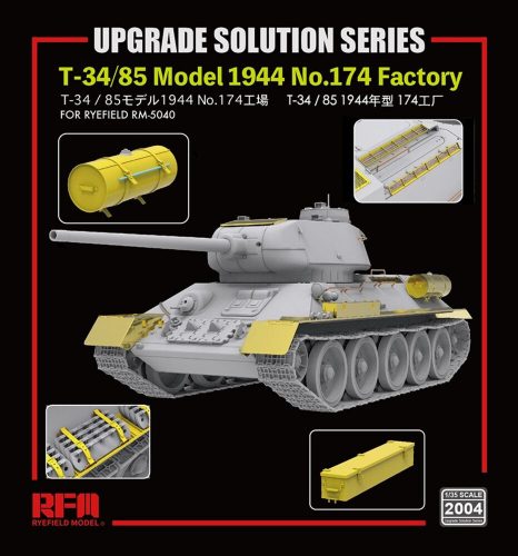 Rye Field Model Upgrade set for 5040 T-34/85 Model 1944 1:35 (2004)