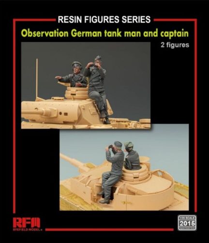 Rye Field Model Observation German tank man and captain(2 resin figures) 1:35 (2015)