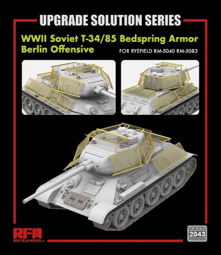 Rye Field Model WWII Soviet T-34/85 Bedspring Armor (Berlin Offensive) for 5083 1:35 (2043)