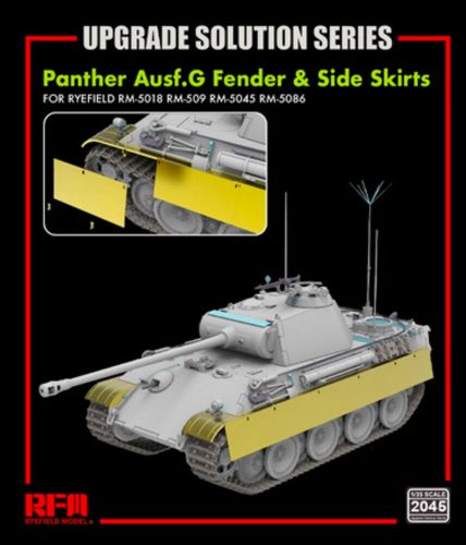 Rye Field Model Panther Ausf.G Fender & Side Skirts for 5018 5019 5045 5089 1:35 (2045)