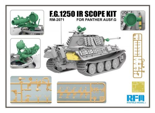 Rye Field Model F.G.1250 IR Scope Kit For Panther Ausf.G 1:35 (2071)