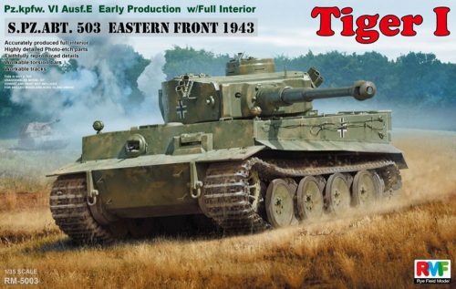 Rye Field Model Tiger I Early Production w/Full Interior 1:35 (5003)