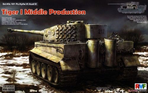 Rye Field Model Tiger I Middle Production Full Interior 1:35 (5010)