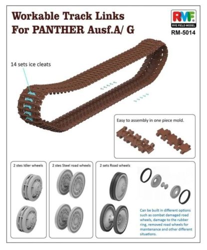 Rye Field Model Workable Track Links for Panther A/G 1:35 (5014)