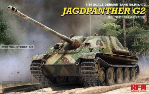 Rye Field Model Jagdpanther G2 with full interior&workable track links 1:35 (5022)