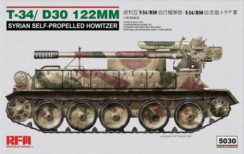 Rye Field Model T-34/D-30 122MM SYRIAN SELF-PROPELLED HOWITZER 1:35 (5030)