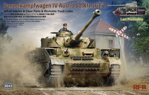 Rye Field Model Pz.Kpfw. IV Ausf. J Last Production w/full interior 1:35 (5043)