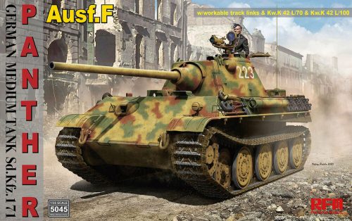 Rye Field Model Panther Ausf.F w/workable track links 1:35 (5045)