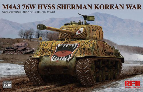 Rye Field Model M4A3 76w hvss Sherman Korean war 1:35 (5049)