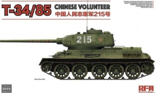 Rye Field Model T-34/85 No.183 Factory Chinese Volunteer 1:35 (5059)