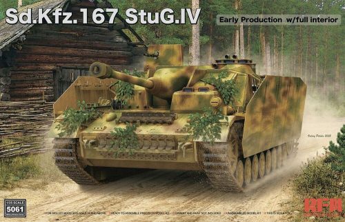 Rye Field Model Sd.Kfz.167 StuG.IV Early Production w/full interior & workable track links 1:35 (5061)