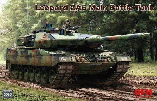 Rye Field Model Leopard 2A6 Main Battle Tank with workabletrack links (without interior) 1:35 (5065)