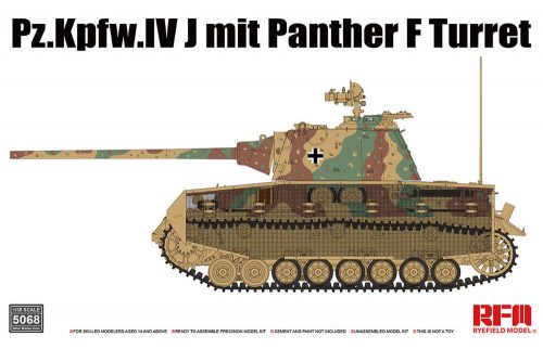 Rye Field Model Pz.Kpfw.IV J mit Panther F Turret 1:35 (5068)