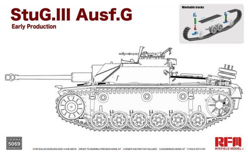 Rye Field Model StuG. III Ausf. G Early Production with workable track links 1:35 (5069)