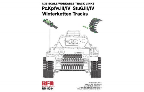 Rye Field Model Workable Winterketten Tracks for Pz.Kpfw. III/IV 1:35 (5084)