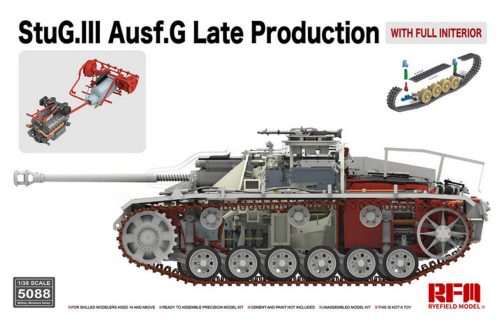 Rye Field Model StuG.III Ausf.G Late Production with full interior 1:35 (5088)