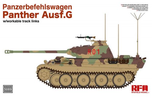 Rye Field Model Panzerbefehlswagen Panther Ausf.G 1:35 (5089)