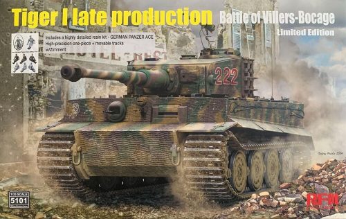 Rye Field Model Tiger I Late Production Battle of Villers-Bocage Limited Edition 1:35 (5101)