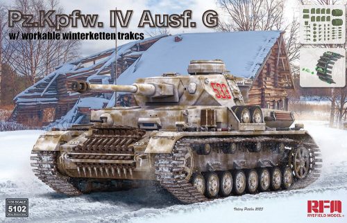 Rye Field Model Pz.Kpfw. IV Ausf. G w/Workable Winterketten Tracks 1:35 (5102)