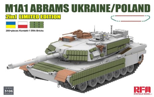 Rye Field Model M1A1 Abrams Ukraine / Poland 2 in 1 Limited Edition 1:35 (5106)